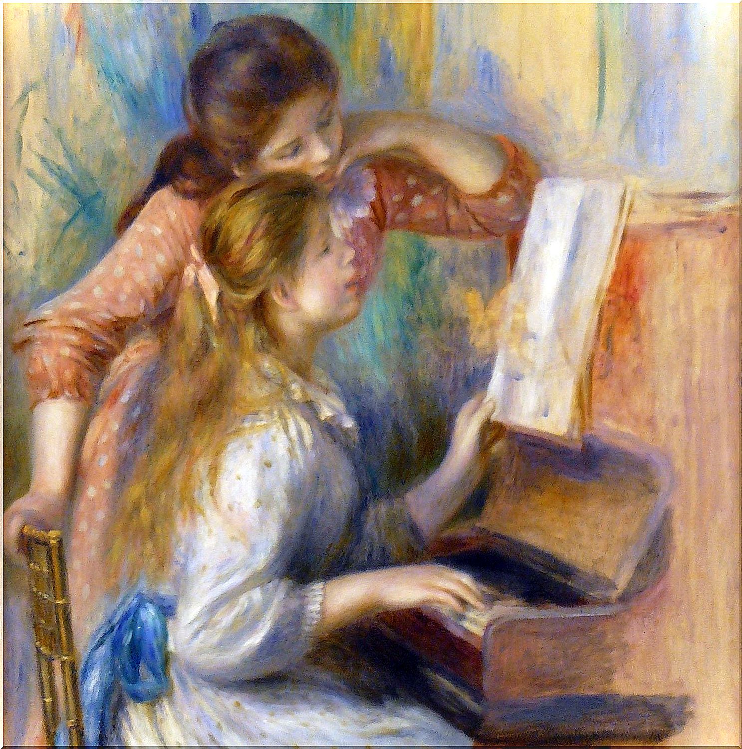 Girls at the Piano by Renoir