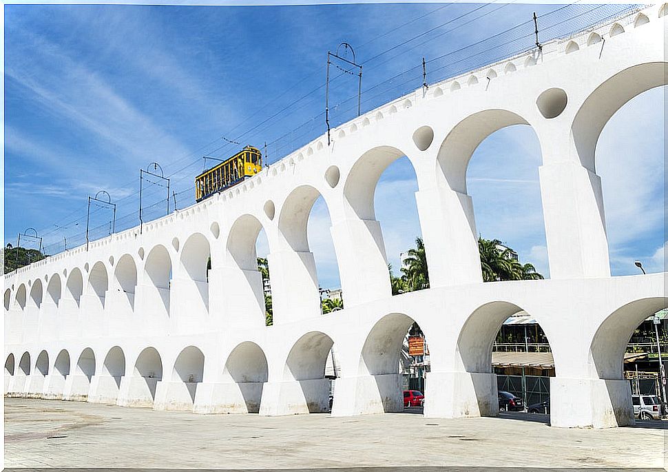 Lapa arches in Rio de Janeiro