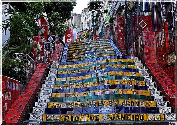 Staircase of Selaron in Rio de Janeiro