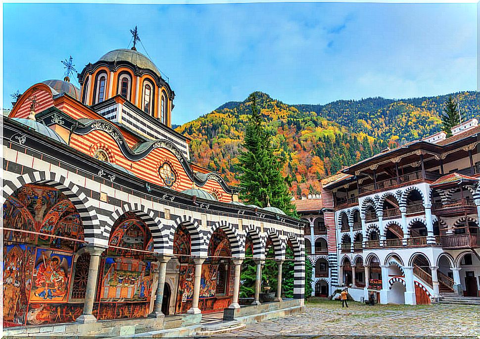 Rila monastery interior