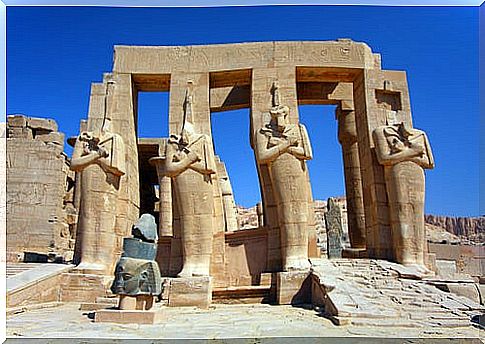 Ramesseum in Egypt