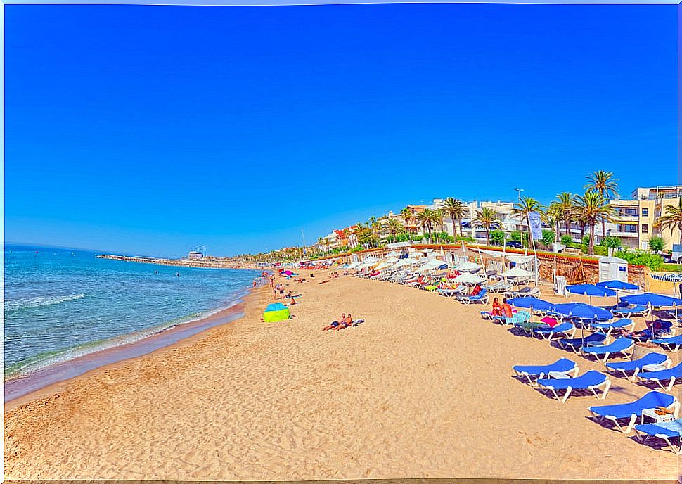 Sitges beach