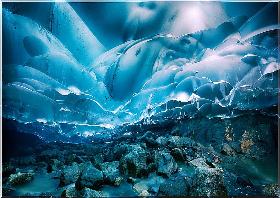 Mendenhall Glacier in Alaska