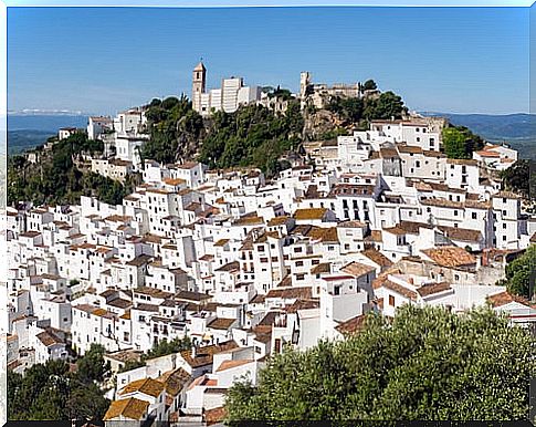 The white villages of Andalusia, rural beauty