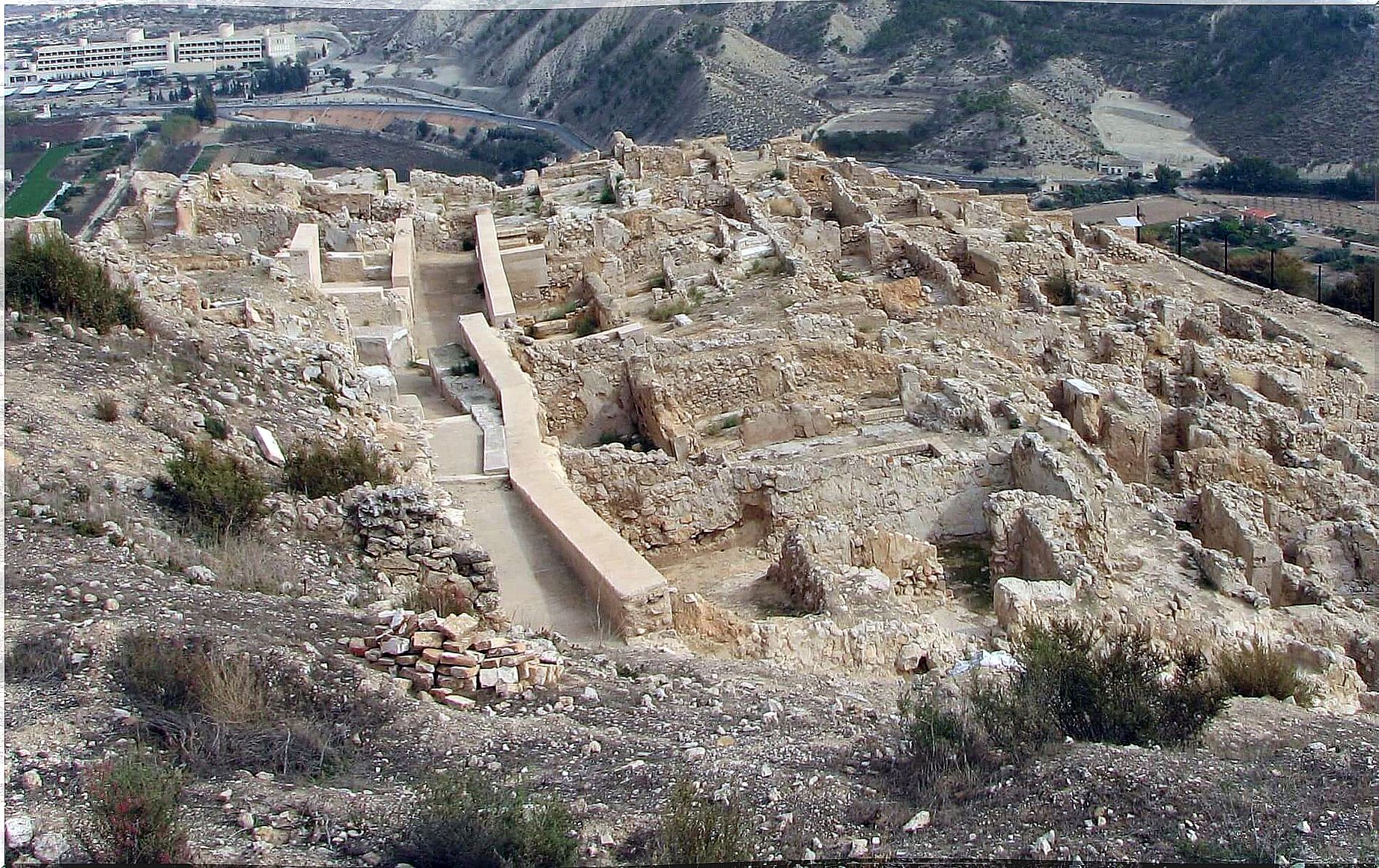 What remains of the Medina Siyasa archaeological site.