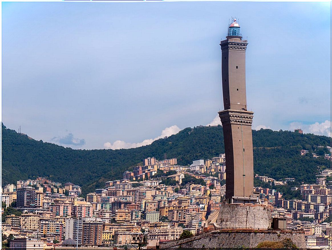 The Genoa Lighthouse is one of the most visited in the world.