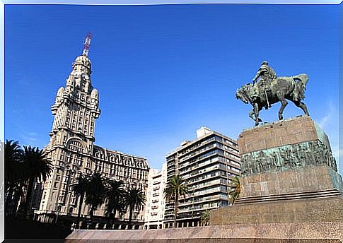 View of Montevideo in Uruguay