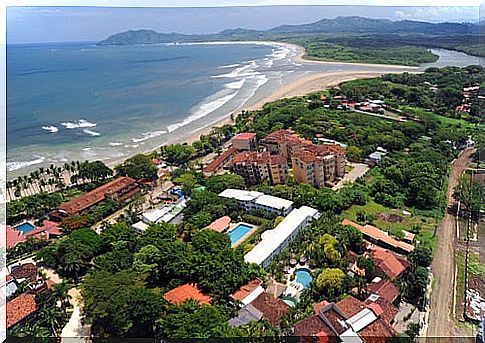 View of Tamarindo in Costa Rica