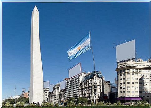 View of Buenos Aires in Argentina