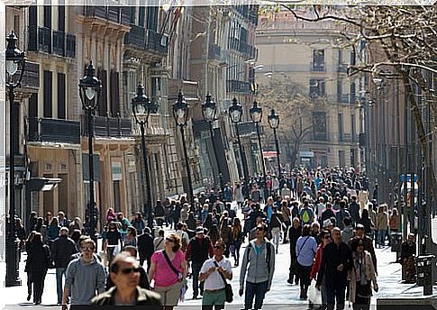 Portal of the Angel in Barcelona