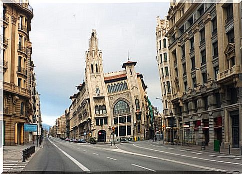 Via Laietana in Barcelona