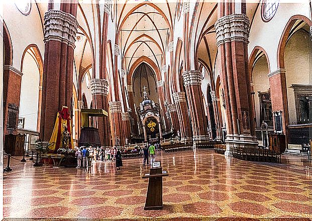 Interior of the Basilica of San Petronio