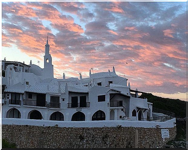 Binibeca in the beautiful Menorca