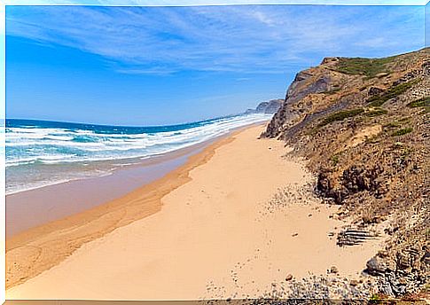 Castelejo beach in the Algarve