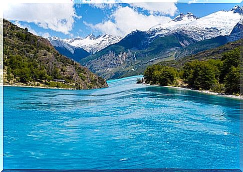 View of Aysén in Chile