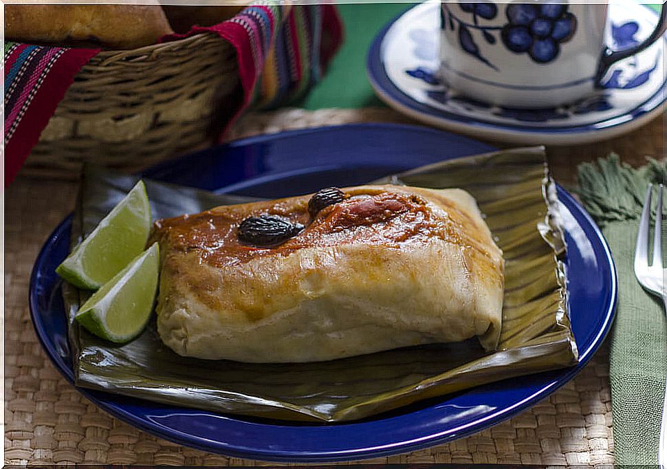 Tamale plate