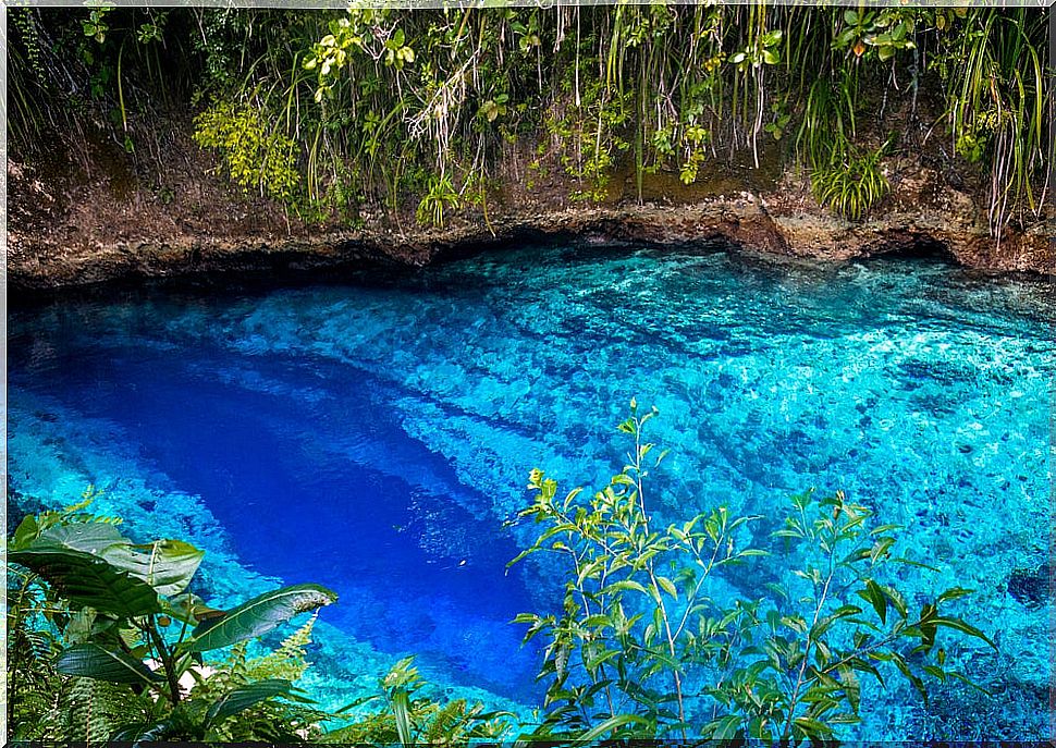 The enchanted river of Hinatuan, a magical place in the Philippines