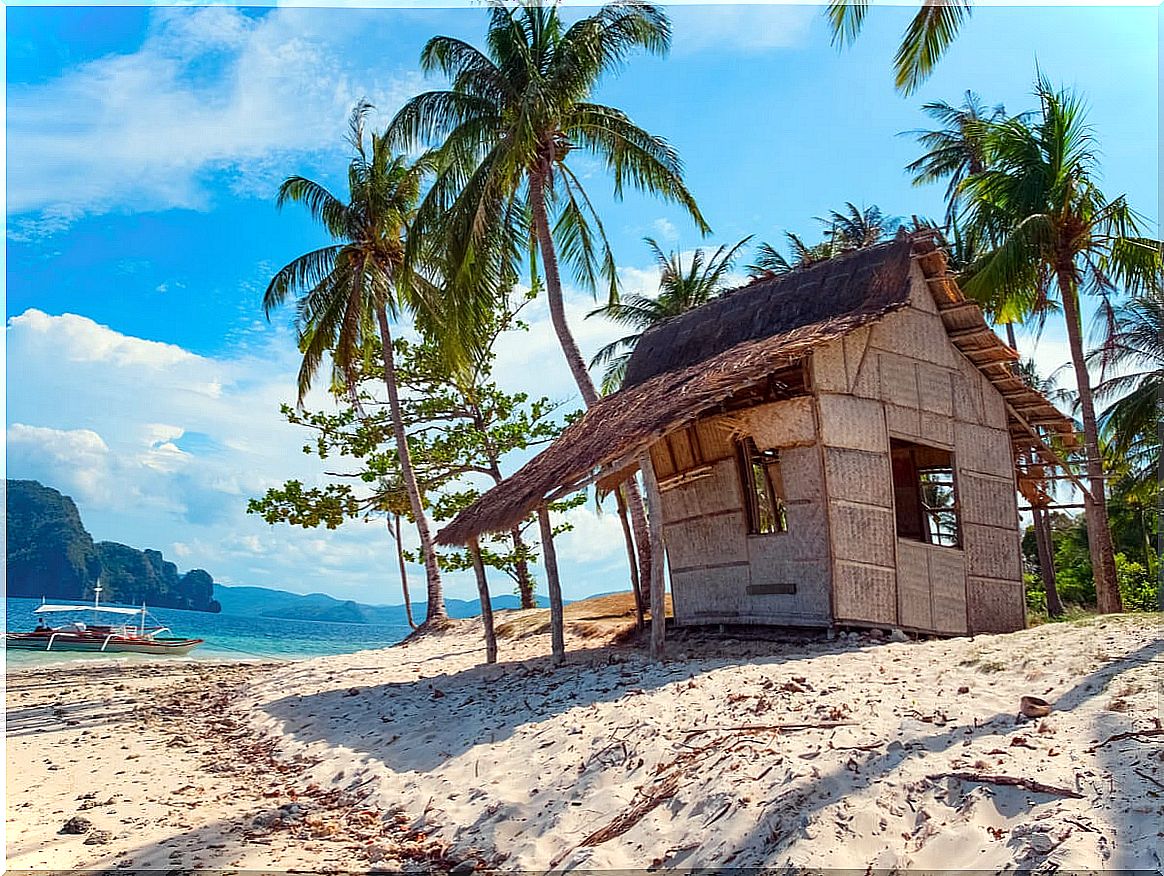 The island of Palawan and its exotic landscape