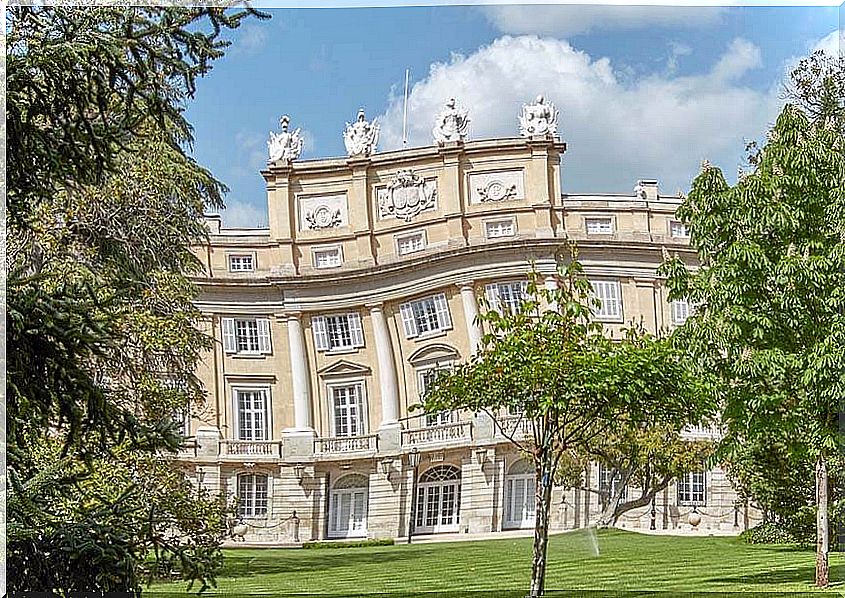 The Palacio de Liria, the residence of the Casa de Alba in Madrid