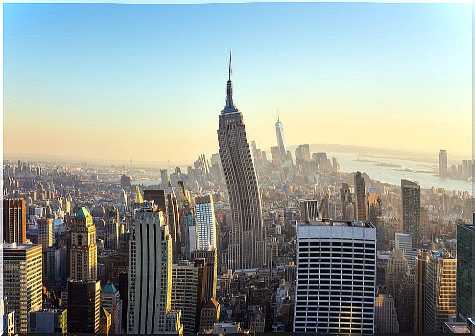 Empire State in New York, one of the most cinematic cities