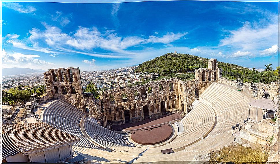 Odeon of Herod Atticus in Athens