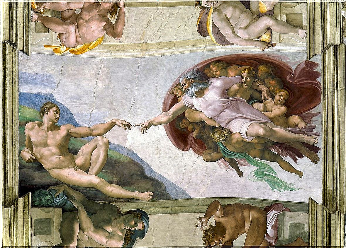 Creation of Adam by Michelangelo