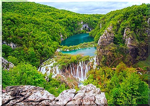 Plitvice waterfalls in Croatia