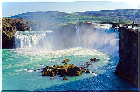 Gullfoss waterfalls in Iceland