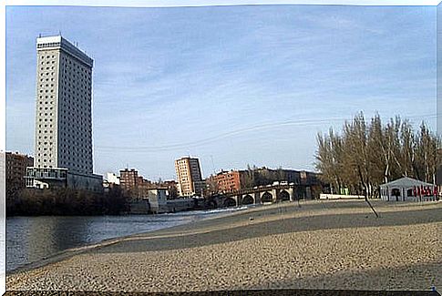 Artificial beach of Valladolid