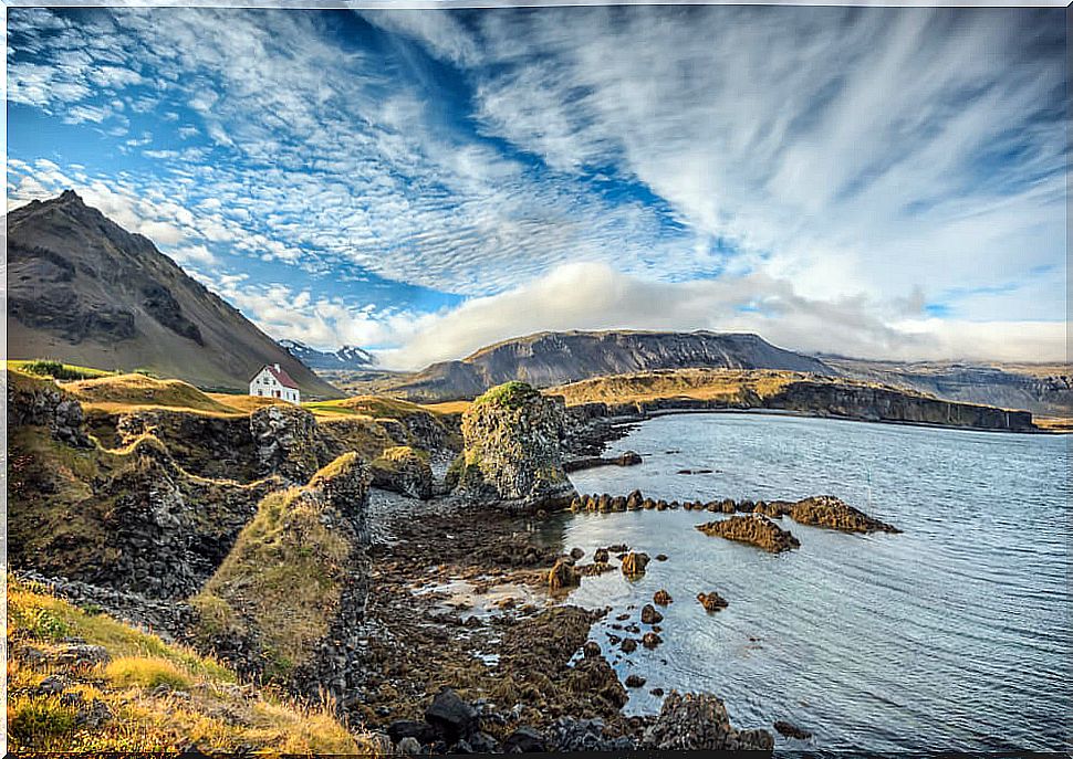 View of the Snaefellsjökull National Park