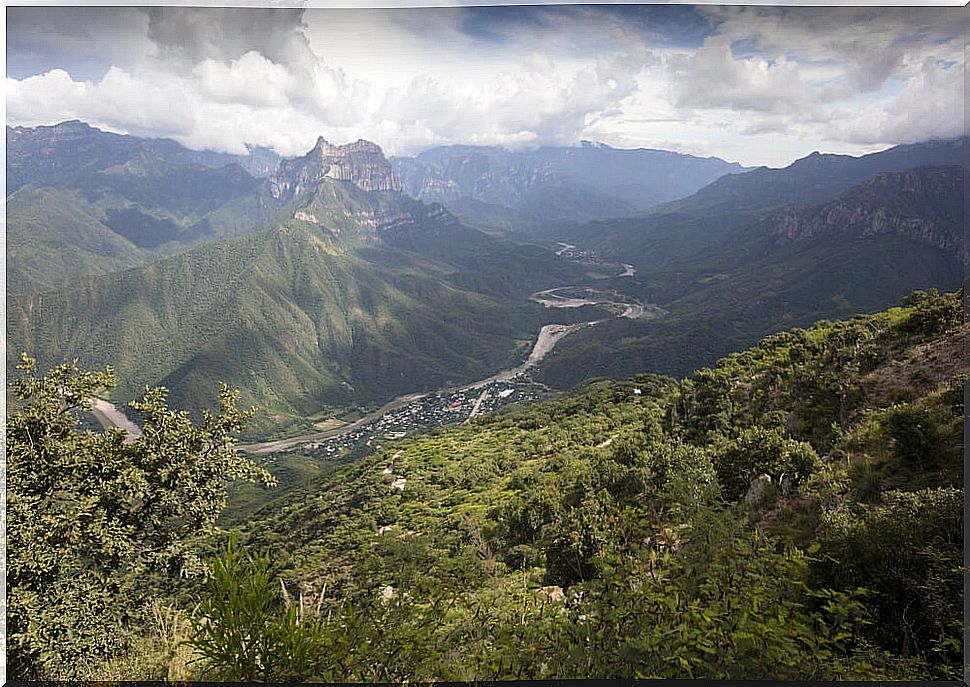 The Urique viewpoint, a very natural place