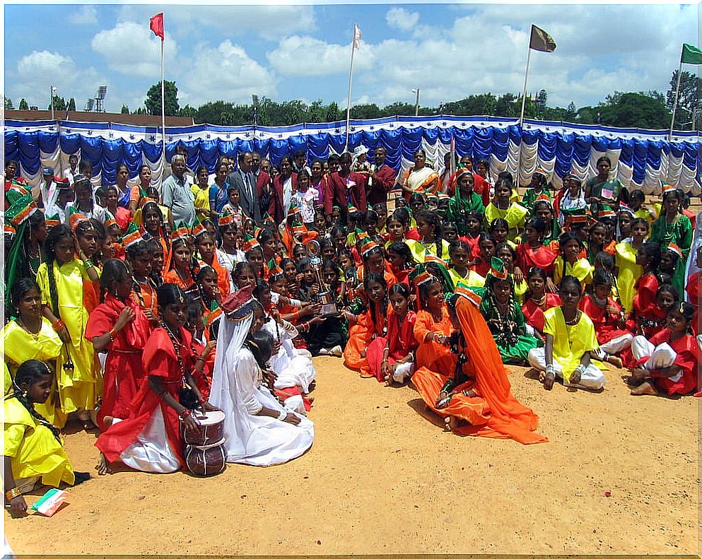 Independence Day celebration in India