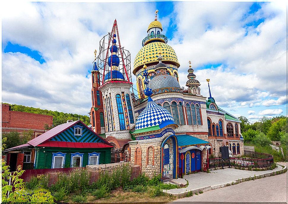 Temple of all Religions, a must when visiting Kazan