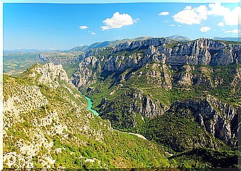 Gorges of the river Verdon in France