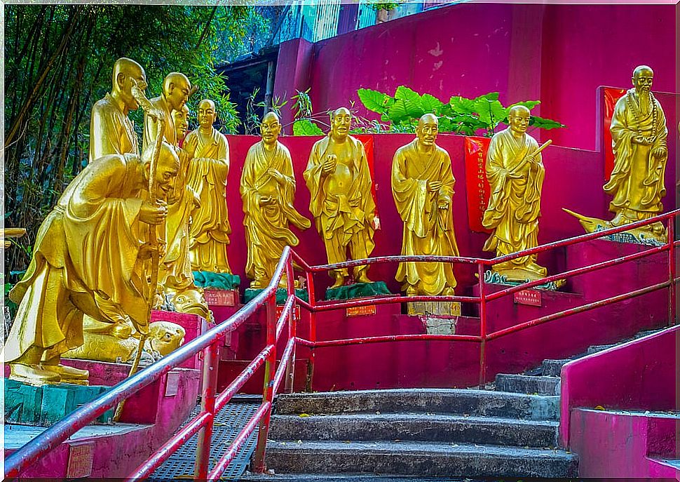 10,000 Buddhas Monastery in Hong Kong