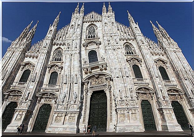 Facade of the Duomo in Milan