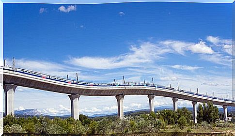 Train viaduct in Provence