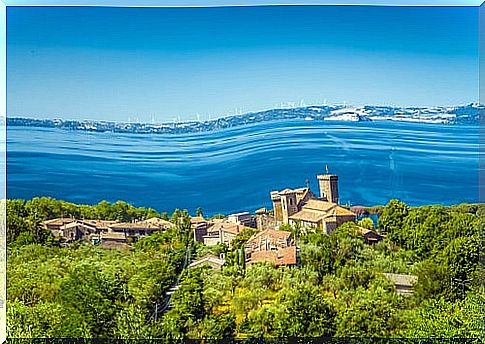 Lago di Bolsena in Italy