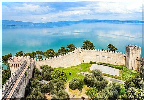 Lake Trasimeno in Italy