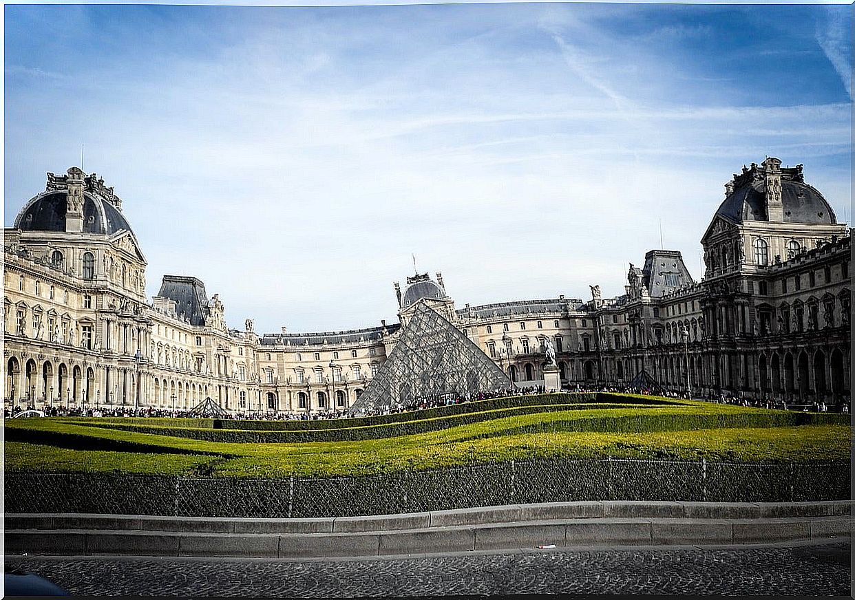 Louvre Museum in Paris, one of the most important museums in Europe