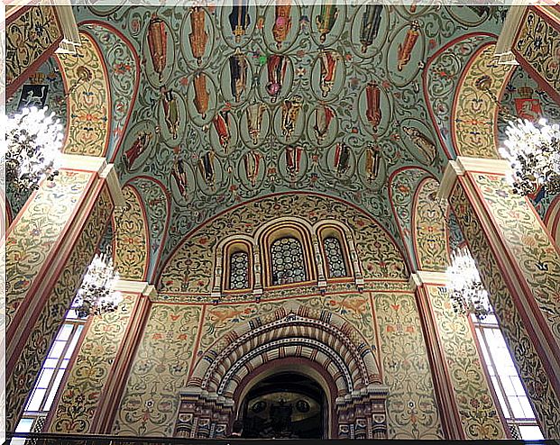 Frescoes in the State Museum of Russian History