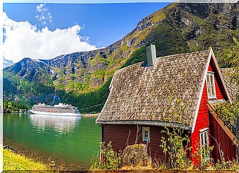 Flam, Norwegian fjord cruise stop