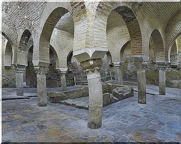 Arab baths in Jaén