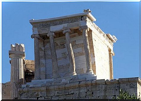 Temple of Athena Nike on the Acropolis of Athens