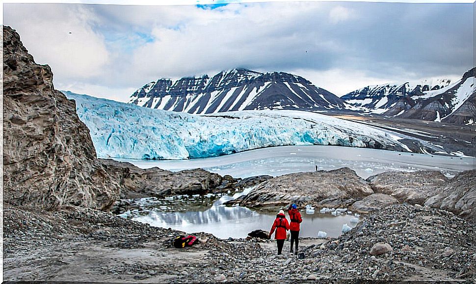 Glacier in Svalbard