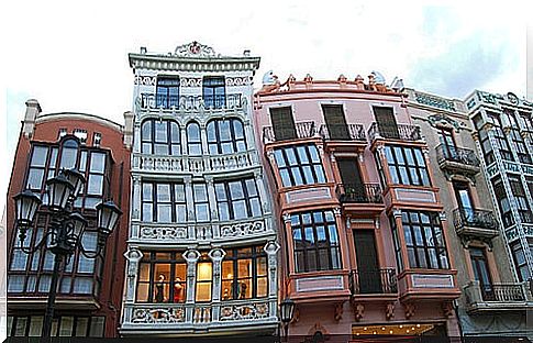 Modernist buildings in Zamora